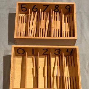 Adena Montessori Full Set Spindles Box